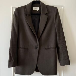 ba&sh Dark Brown Suit Jacket